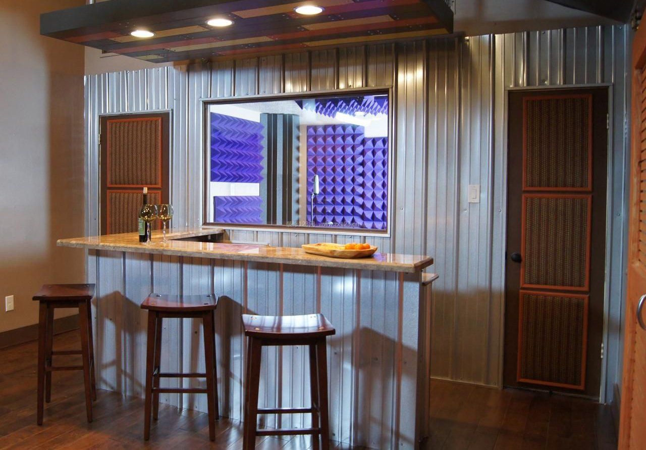 最新家庭酒吧设计装修效果图片