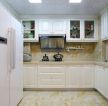 100平米两室两厅户型厨房橱柜装修效果图片