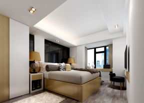 100平米两室两厅户型 现代卧室装修效果图