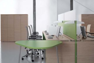现代简约风格小型办公室装修设计图