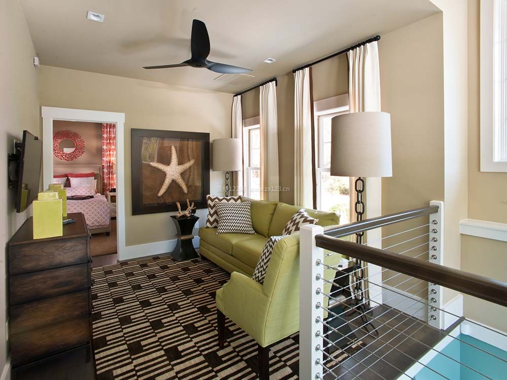家装地中海风格小户型客厅沙发装修效果图