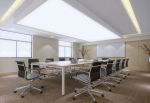现代小会议室吸顶灯装修效果图片