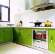 简单绿色厨房图片