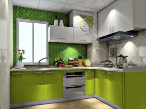 绿色厨房 现代时尚装修