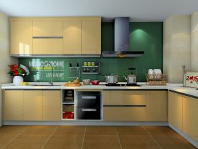 绿色厨房 现代简约装修风格
