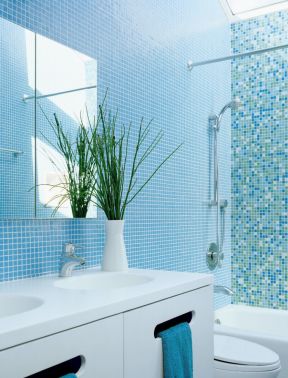 卫生间瓷砖搭配 别墅卫生间装修效果图