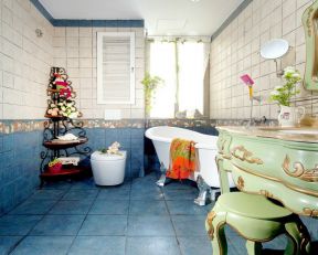 卫生间瓷砖搭配 美式别墅装修效果图