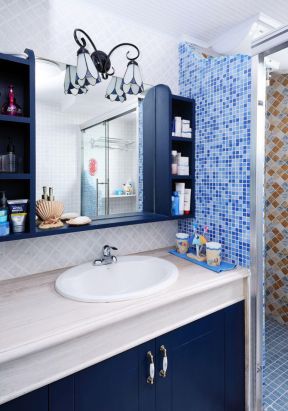 卫生间瓷砖搭配 地中海家装风格