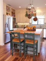 现代美式乡村风格开放式厨房装修图片