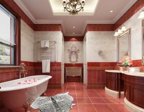 欧式别墅卫生间 卫生间设计装修效果图片