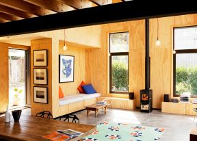 卡座沙发 小型木屋别墅