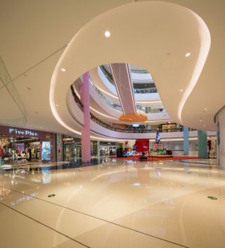 大型商场室内装饰设计效果图片