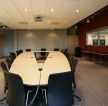 现代大型会议室吸顶灯装修效果图片