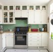 小户型老房厨房白色橱柜装修设计效果图片