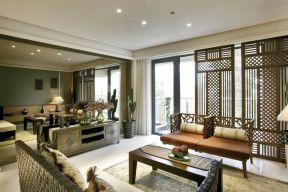 东南亚风格客厅家具搭配装修