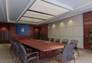 现代会议室室内布置效果图2023图片