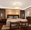 中式家装设计卧室家具套装装修效果图片