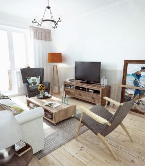 北欧风格家具客厅电视柜图片
