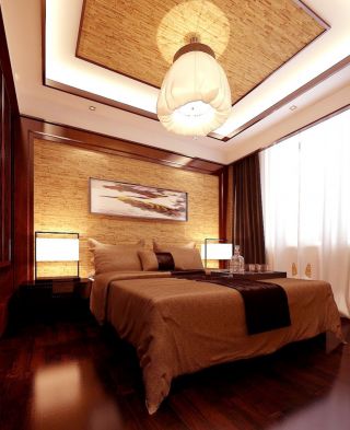 最新东南亚风格卧室家具套装装修图片