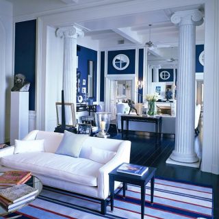 现代地中海风格家居客厅颜色搭配设计