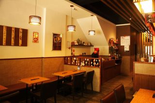 小型餐馆简单室内装饰装修效果图片