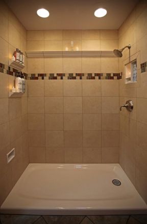 小卫生间浴缸 砖砌浴缸装修效果图片