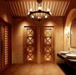 中式风格家庭别墅设计卫生间图片