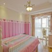 13平米女生卧室墙面粉色壁纸装修效果图片