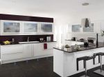 别墅现代简约风格开放式厨房图片