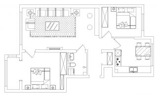 简单房屋户型平面图