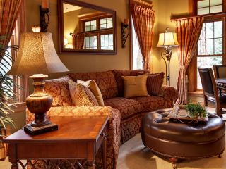 小别墅古典欧式风格客厅沙发背景墙效果图