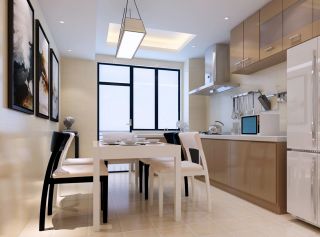 小户型现代简易家居餐厅厨房设计效果图大全