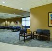 医院大厅纯色壁纸装修效果图片