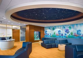 医院大厅天花板吊顶设计效果图片