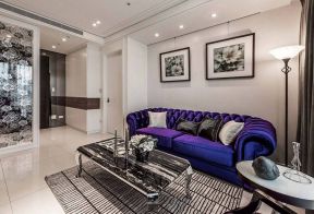 欧式新古典风格 客厅沙发颜色搭配