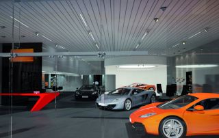 室内汽车展厅设计效果图