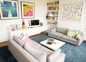 小户型家庭室内 组合沙发装修效果图片
