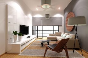 25平米小客厅电视墙家装设计