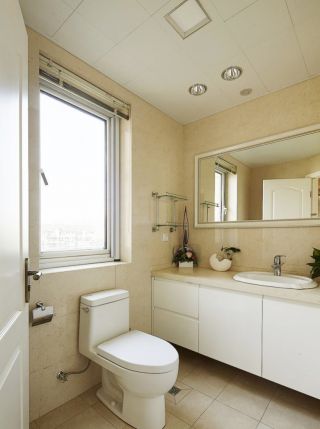 4平米小卫生间浴室柜装修效果图片