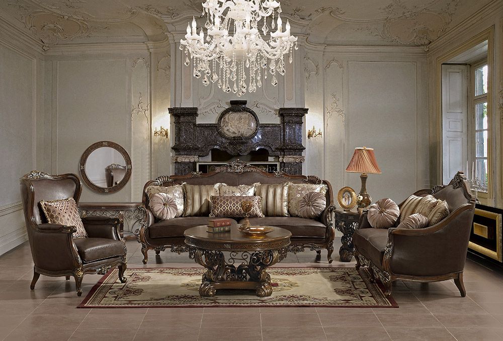 欧式古典风格客厅沙发装修效果图