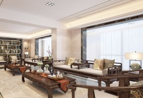 中式家居客厅 中式实木家具图片