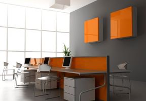 现代风格设计办公室装修效果图库