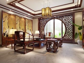 中式家居客厅门洞设计效果图大全