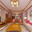 中式风格家居客厅灯饰效果图