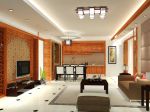 中式家装红木客厅效果图