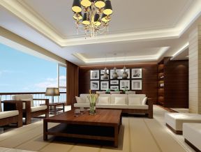 中式红木客厅 室内客厅设计效果图