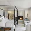 美式别墅设计家居卧室图片