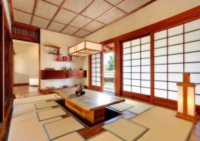 塌塌米升降桌装修效果图片 日式家装风格