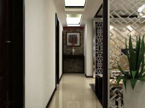 新中式风格装修效果图 过道走廊吊顶