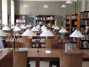 图书馆设计效果图 台灯装修效果图片
